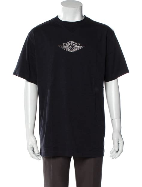 air dior black t shirt